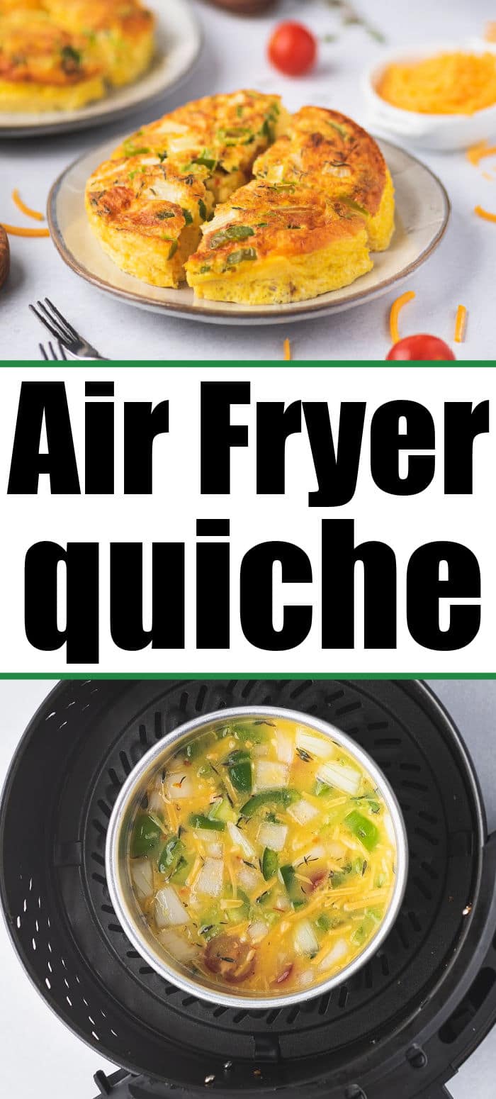 Air Fryer Quiche Egg Frittata Ninja Foodi Quiche Recipe