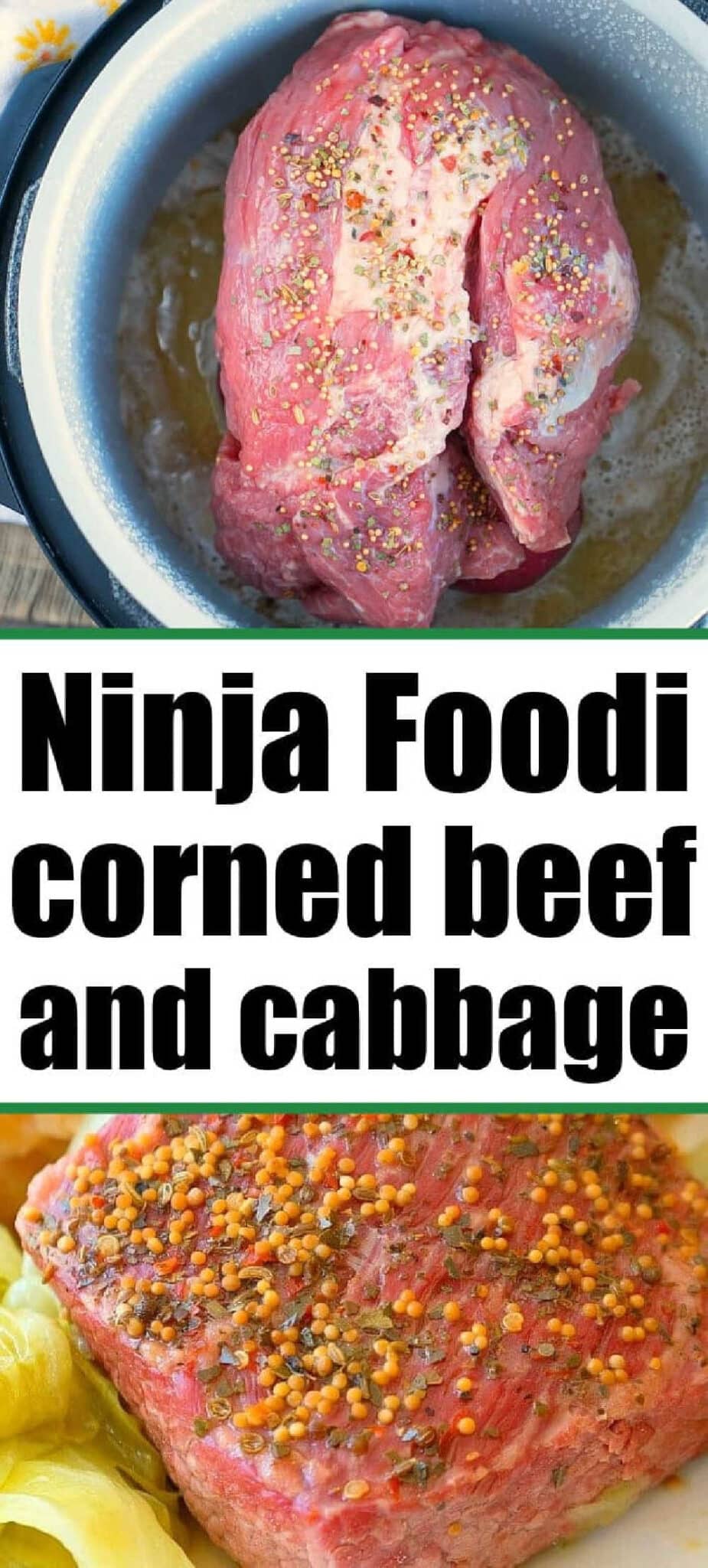 Ninja Foodi Corned Beef and Cabbage Easy Recipe