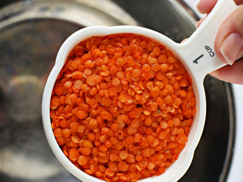 Red lentils instant discount pot water ratio