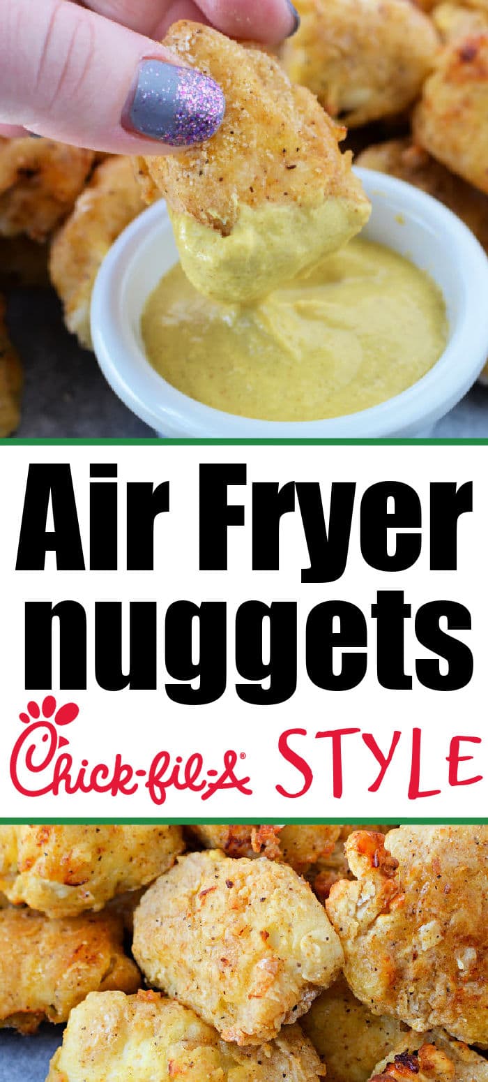 Homemade Chicken Nuggets Air Fryer Ninja Foodi Nuggets