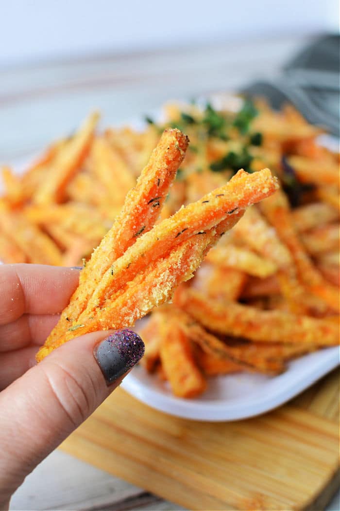 Air Fryer Frozen French Fries {Timings for all types!} - Plated Cravings