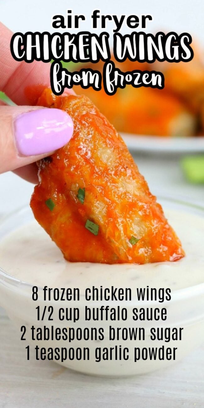 air fryer frozen wings