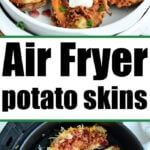 air fryer potato skins