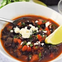 black bean soup pressure cooker