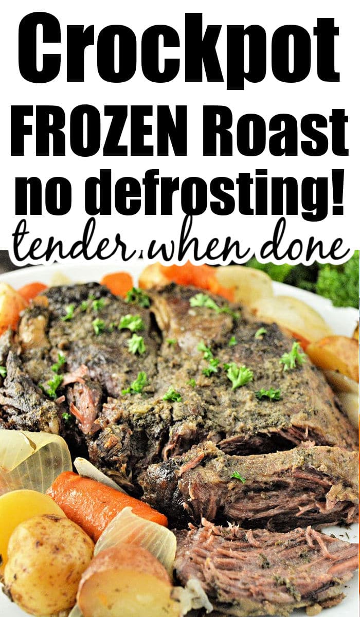 crockpot frozen roast