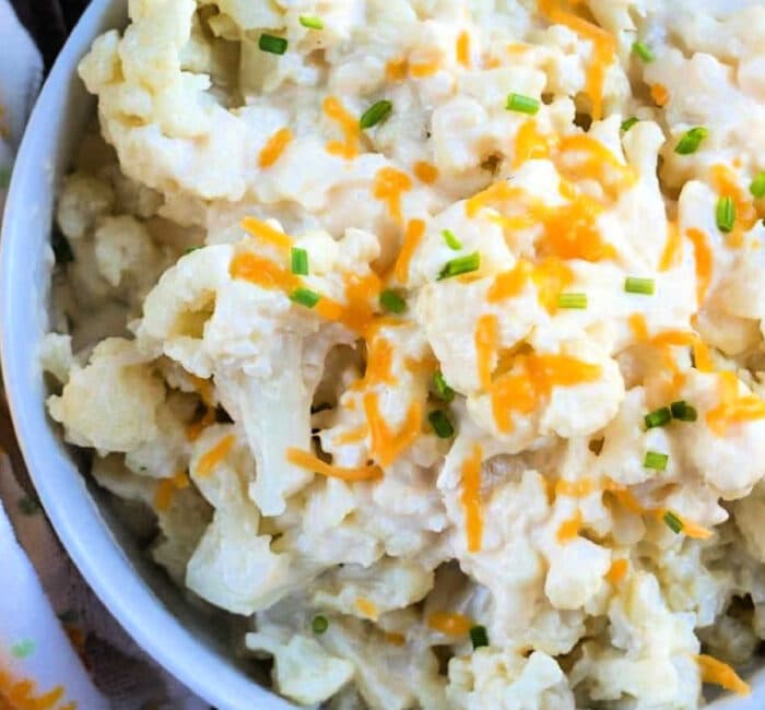 instant pot cauliflower mac and cheese