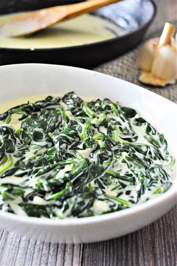 easy creamed spinach