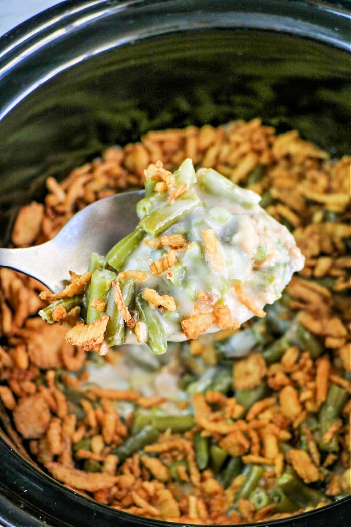 Slow Cooker Green Bean Casserole