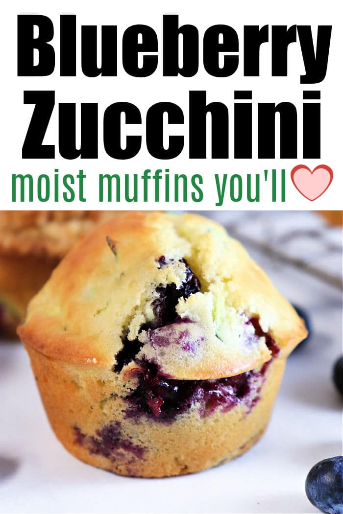 Zucchini Blueberry Muffins