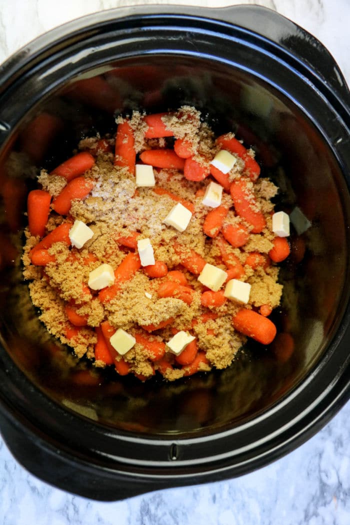 Crockpot Glazed Carrots