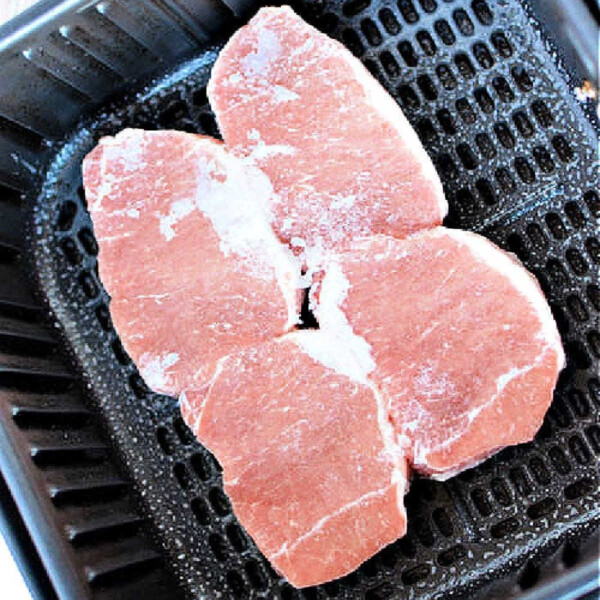 frozen pork chops in the air fryer