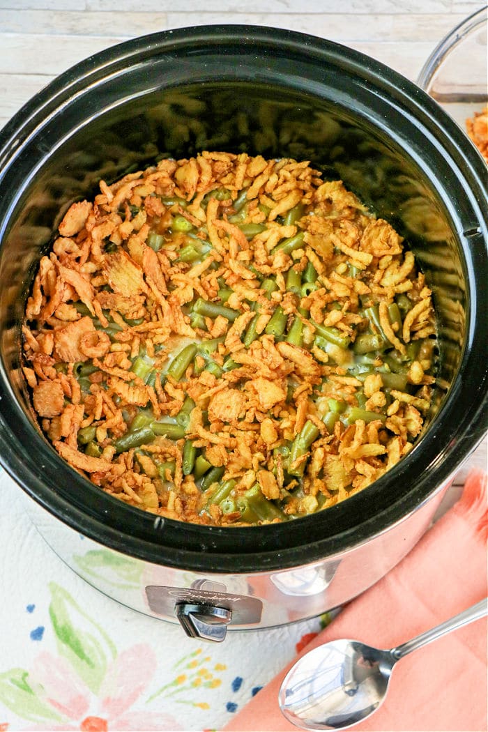 Slow Cooker Green Bean Casserole - 365 Days of Slow Cooking and Pressure  Cooking