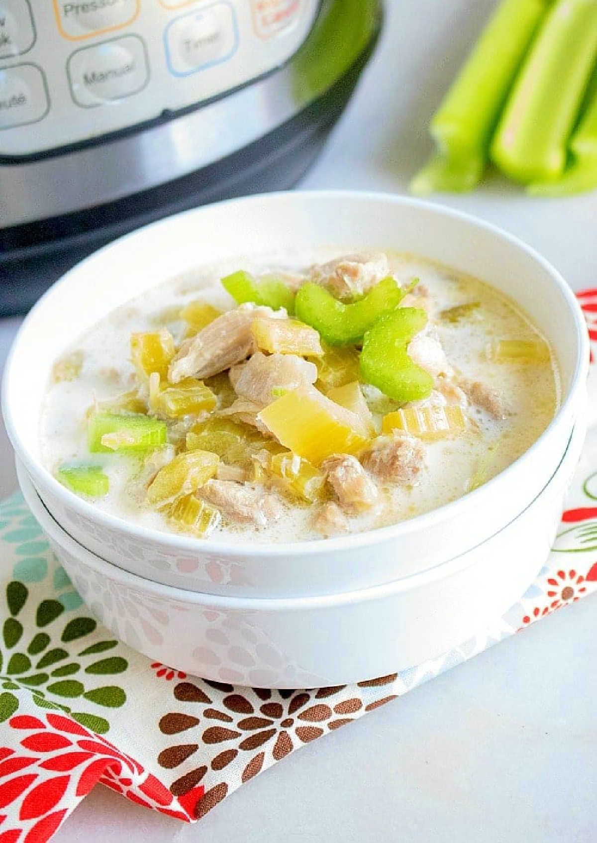 Instant Pot Cream of Celery Soup Ninja Foodi Celery Soup