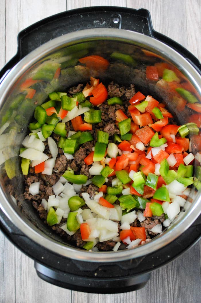 instant pot ground beef and onions