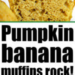 pumpkin banana muffins