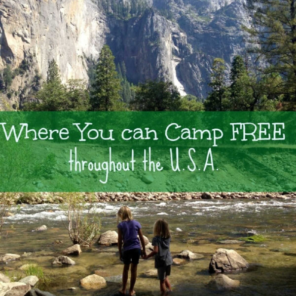 Places You Can Camp for Free