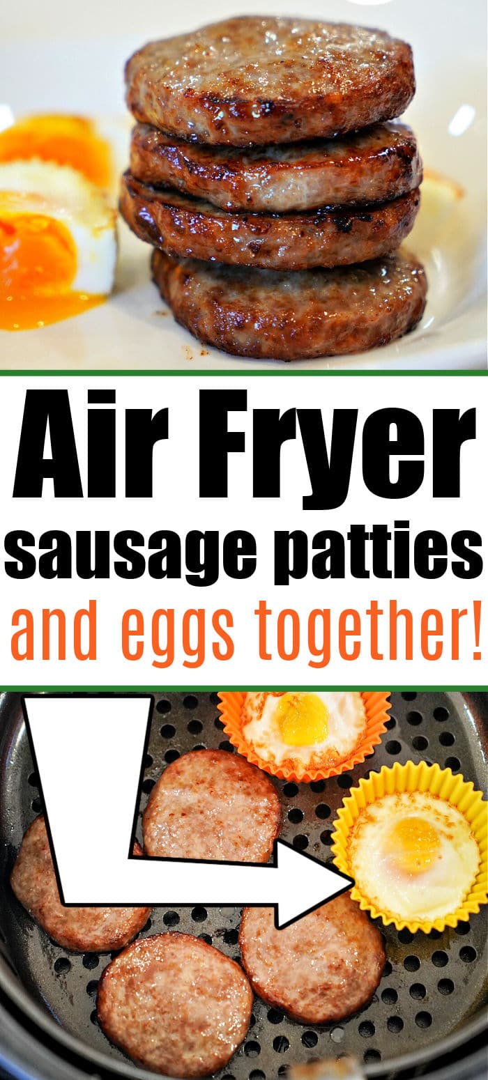 Sausage Patties in Air Fryer Ninja Foodi Sausage Patties & Eggs