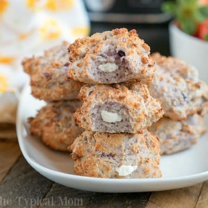 Air Fryer Bantam Bagels Foodi TikTok 2 Ingredient Bagel Bites