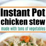 pressure cooker chicken stew