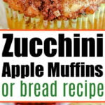 zucchini apple muffins