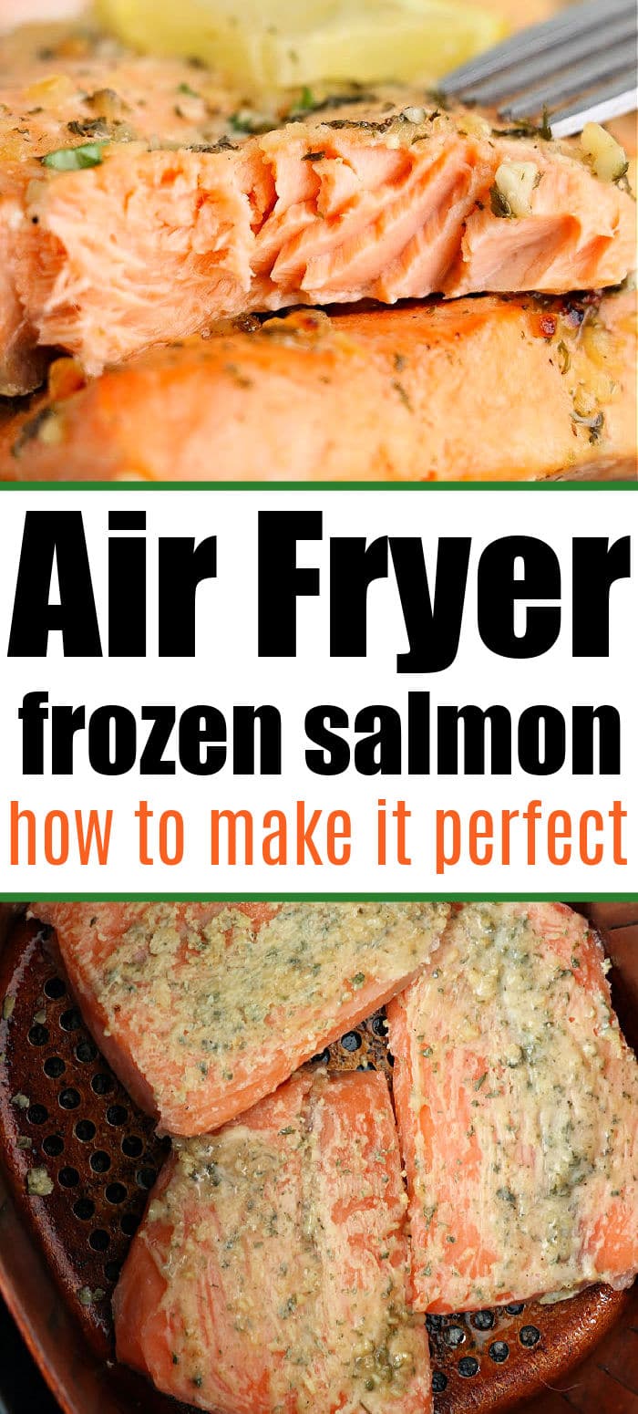 Frozen Salmon in Air Fryer Ninja Foodi Frozen Salmon