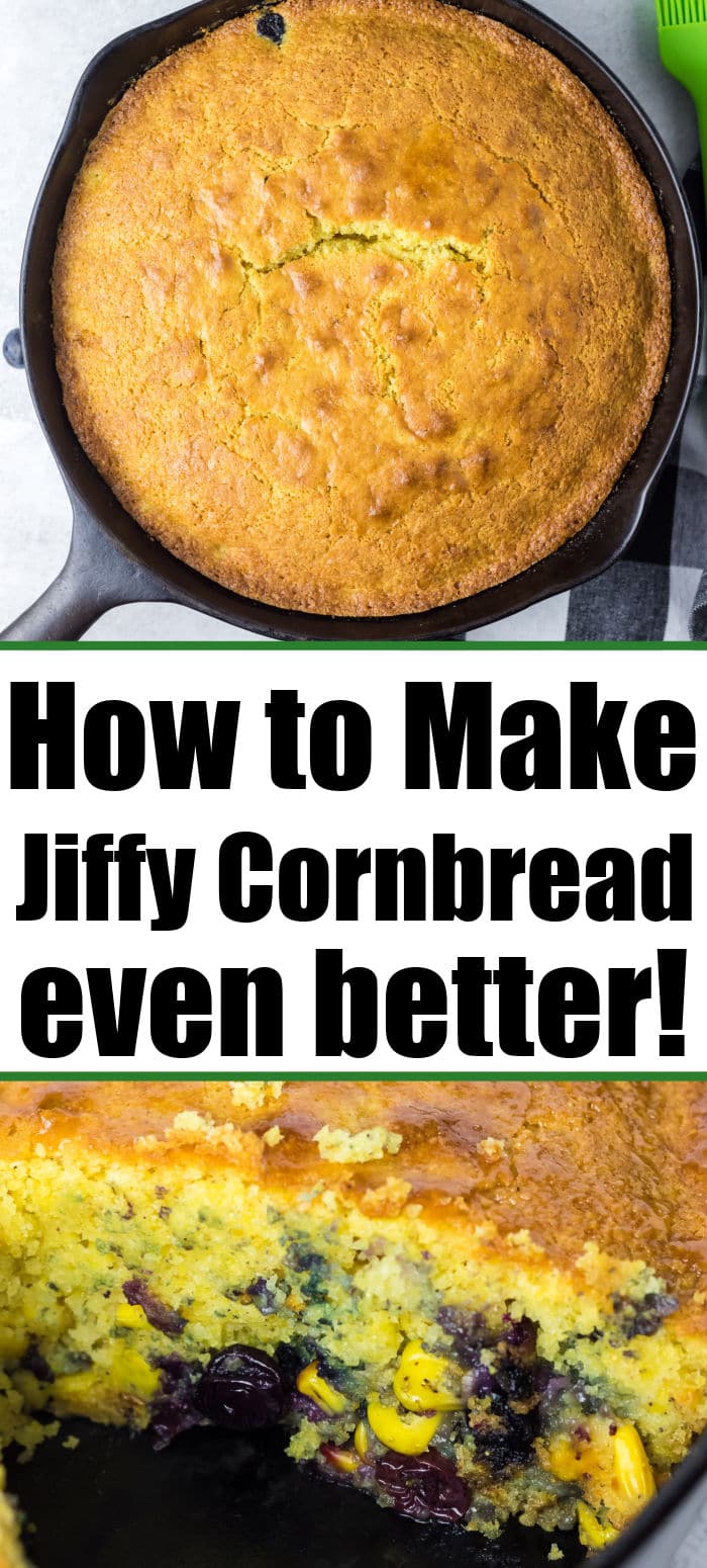 Jiffy Cornbread in Cast Iron Skillet · The Typical Mom