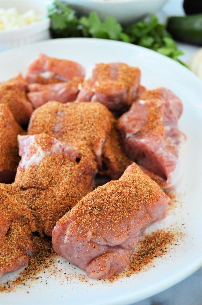 pork with dry rub