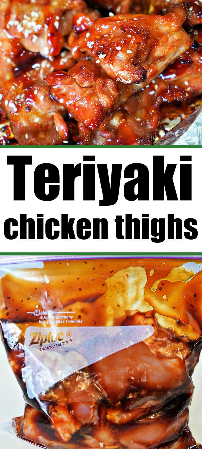 Teriyaki Chicken Thighs Recipe using Bottled Sauce or Homemade
