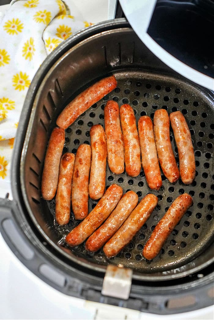 Pig Stuffs Raw Sausage Inside