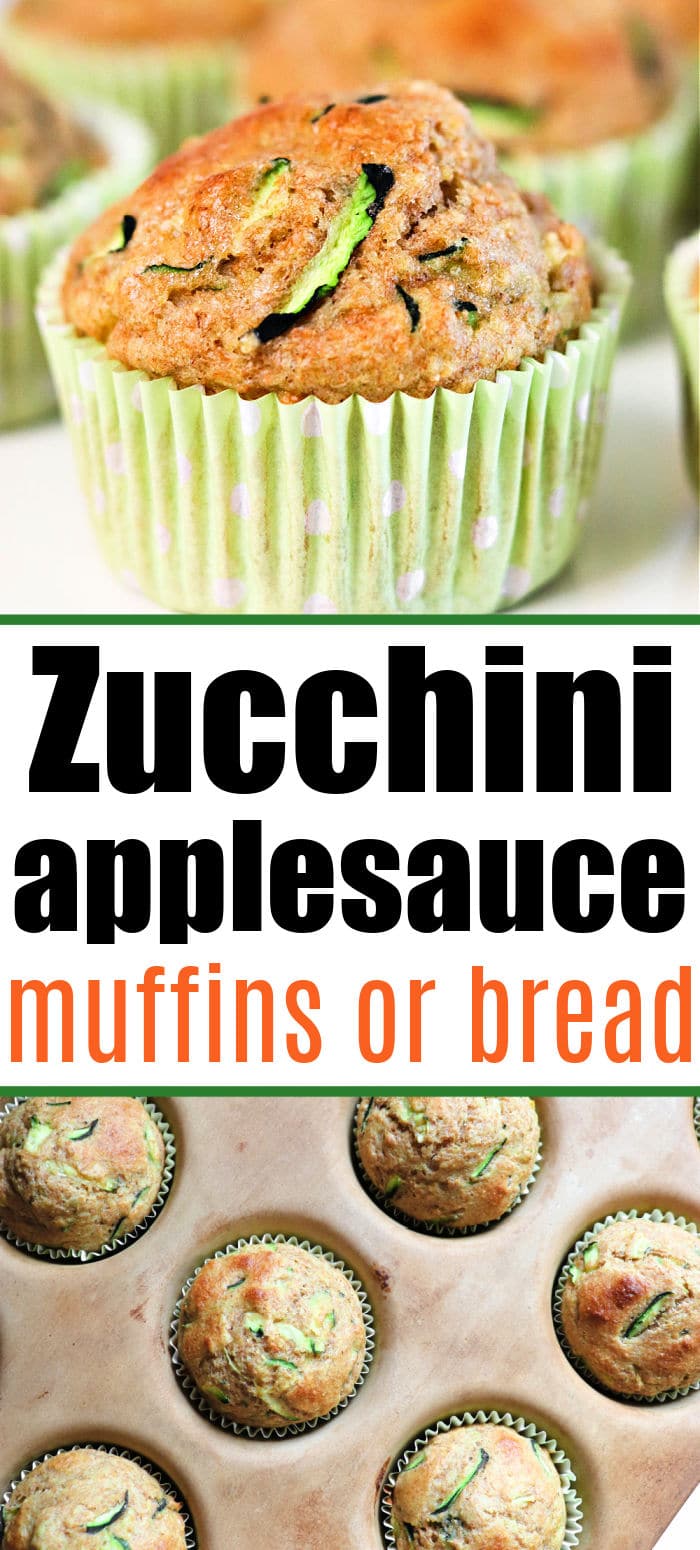 Healthy Zucchini Applesauce Muffins Applesauce Muffins Mini