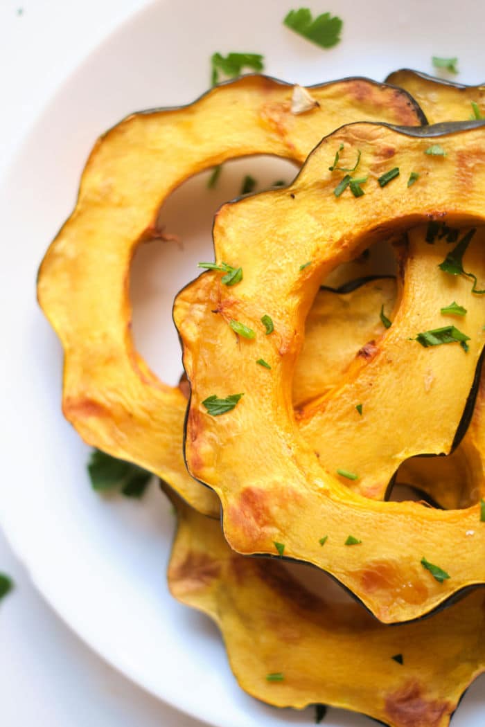 Air Fryer Acorn Squash Slices Ninja Foodi Acorn Squash