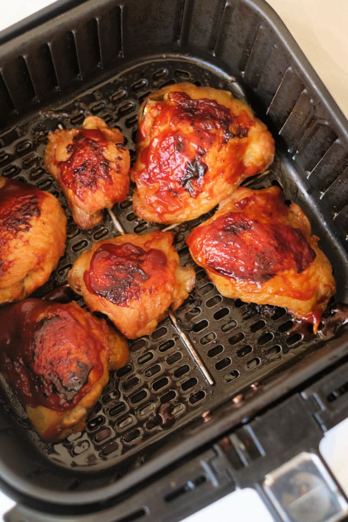 Air Fryer BBQ Chicken Thighs