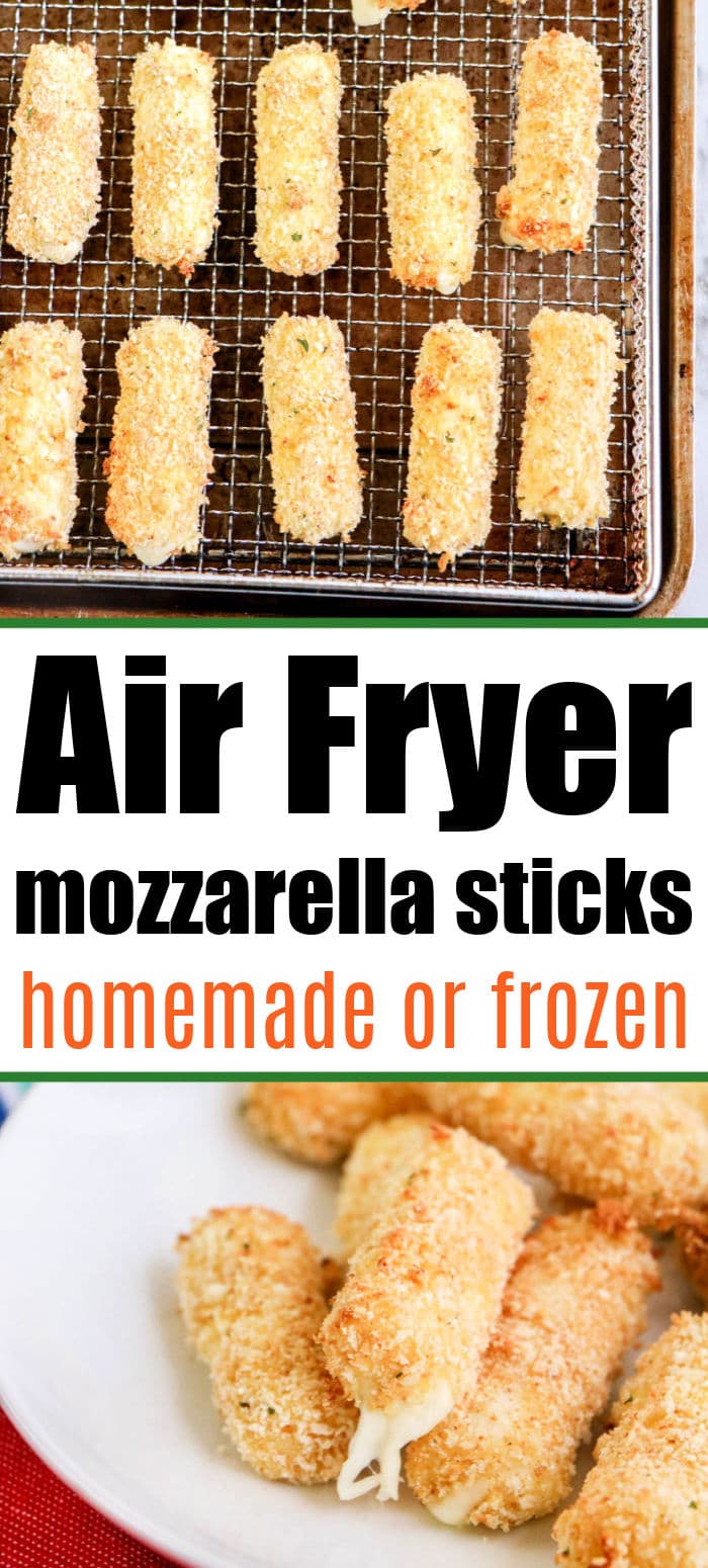 Homemade Mozzarella Sticks Air Fryer or Ninja Foodi