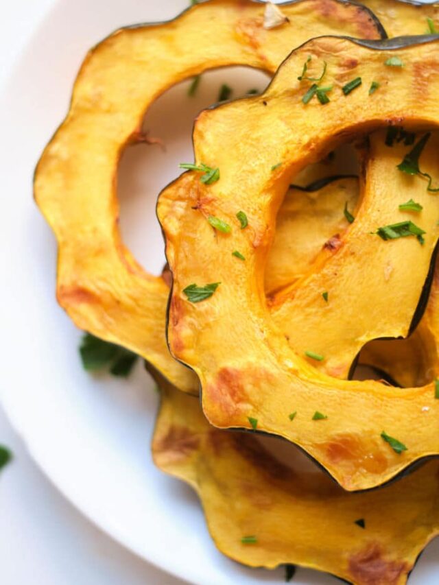 Ninja Foodi Acorn Squash · The Typical Mom