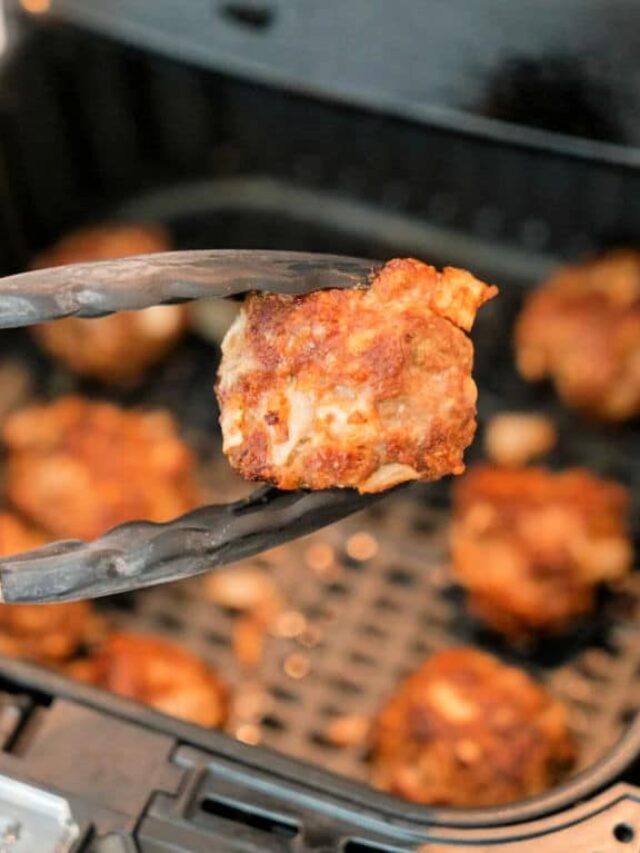 Homemade Air Fryer Meatballs · The Typical Mom