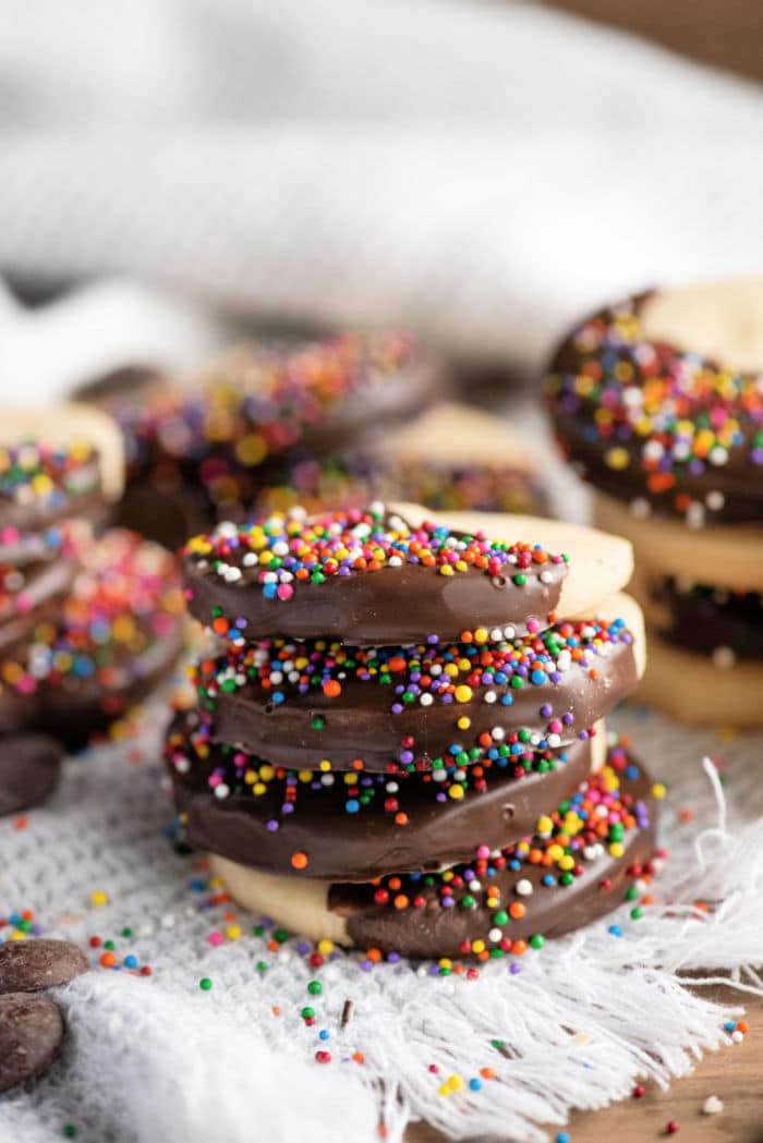 Homemade Shortbread Cookies – With Sprinkles on Top