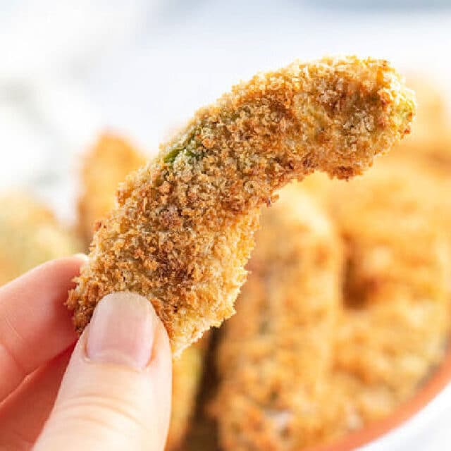 Air Fryer Avocado Fries Ninja Foodi Fried Avocado Fried Avocado
