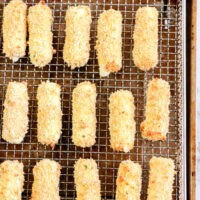 homemade Air Fryer Mozzarella Sticks