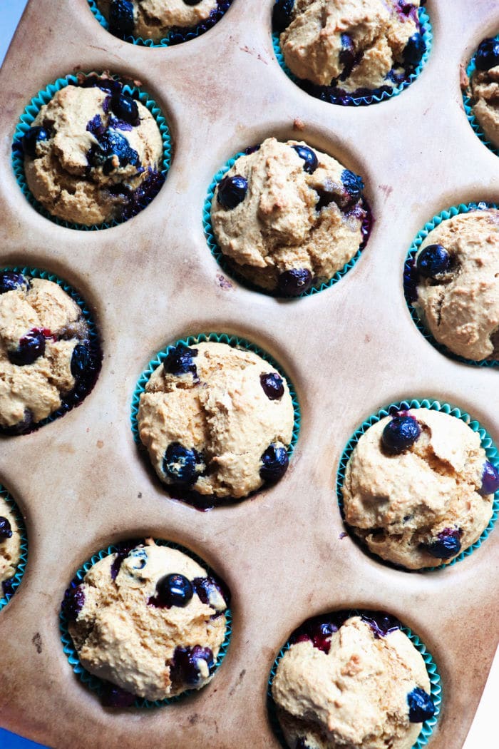 homemade Blueberry Bran Muffins