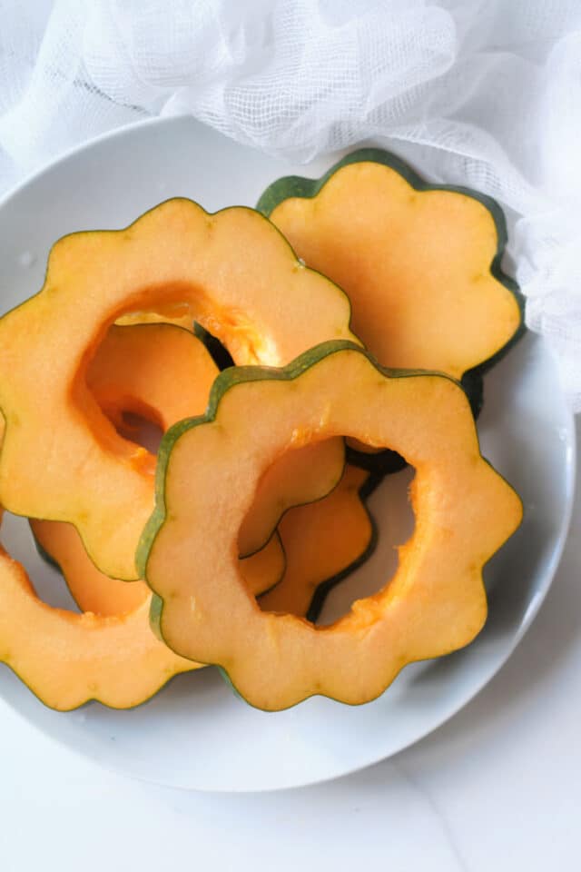Air Fryer Acorn Squash Slices Ninja Foodi Acorn Squash