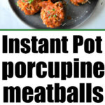 instant pot porcupine meatballs