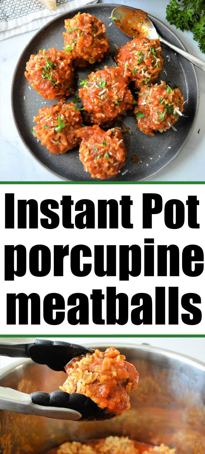 Instant Pot Porcupine Meatballs - Ninja Foodi Porcupine Meatballs