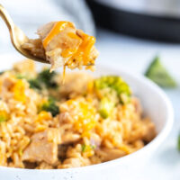 cheesy chicken and rice