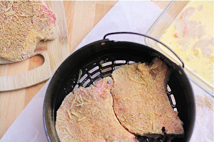 breaded pork chop air fryer