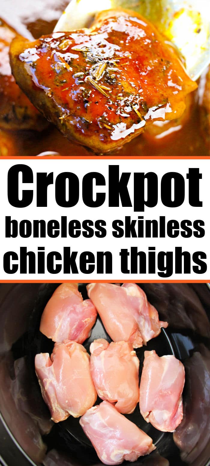 Boneless Skinless Chicken Thighs Crockpot · The Typical Mom