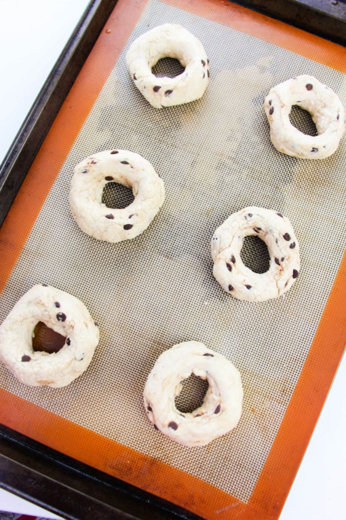 chocolate chip bagel recipe