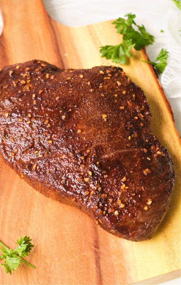 Air Fryer Flank Steak Ninja Foodi Flank Steak with Dry Rub