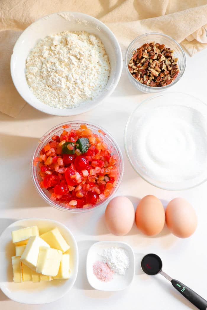 fruit cake ingredients