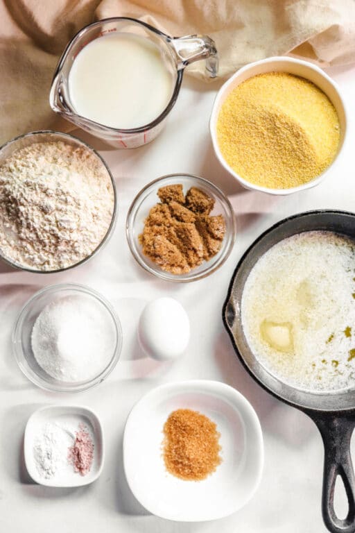 Homemade Cornmeal Muffins with Buttermilk Savory Cornbread