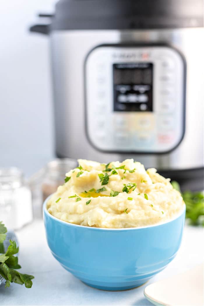 Instant Pot Garlic Mashed Potatoes Ninja Foodi Garlic Mashed